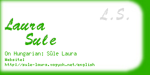 laura sule business card